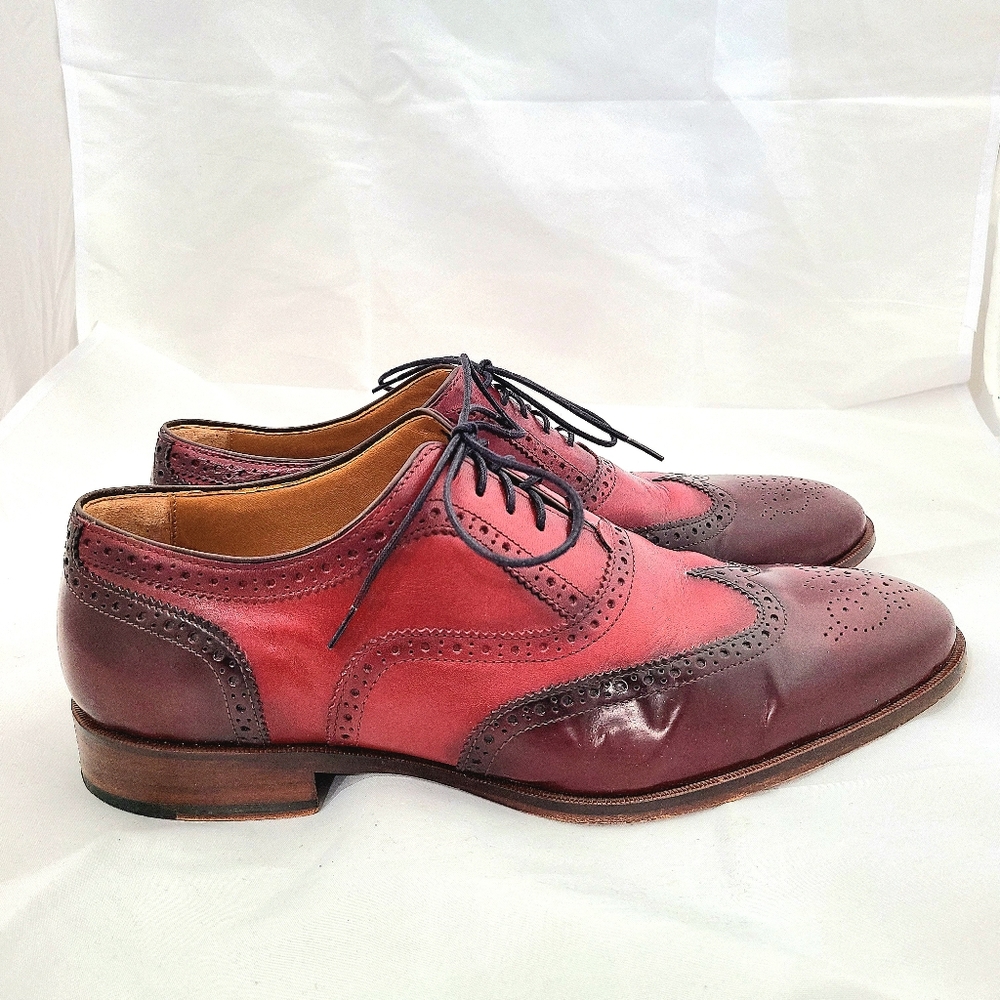 Johnston & MurphyMen's 11MVero Cuoio WingtipsBurgundy & Merlot Lace Up